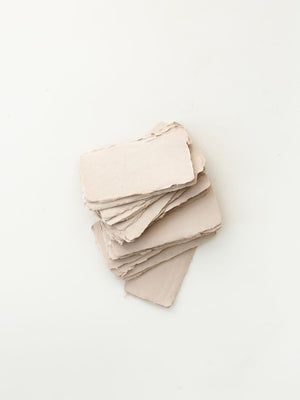 Handmade Paper in White Sand – Idyll