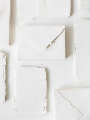 Handmade Paper in Off-White