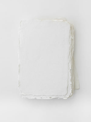 Handmade Paper in Off-White