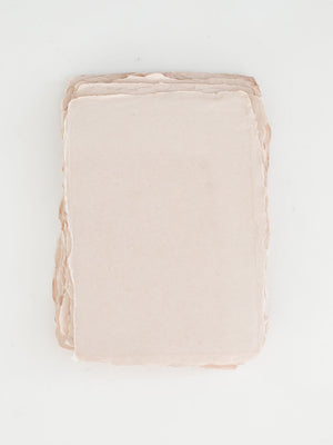 Handmade Paper in Blush