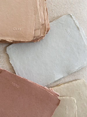 Handmade Paper Samples